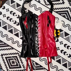 Harley Quinn cosplay Corset Top
